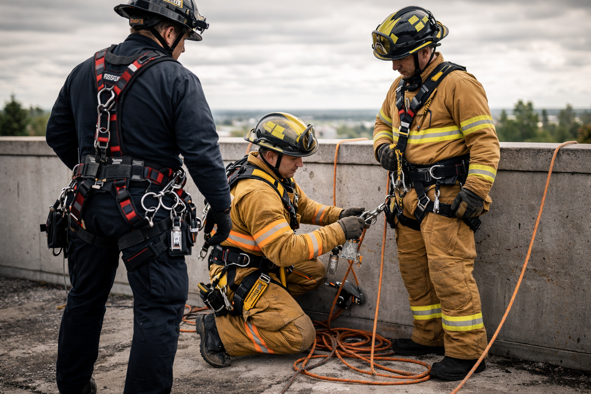 Role Rescue Fireman Choosing the Right Rescue Harness for Fire-Rescue Operations