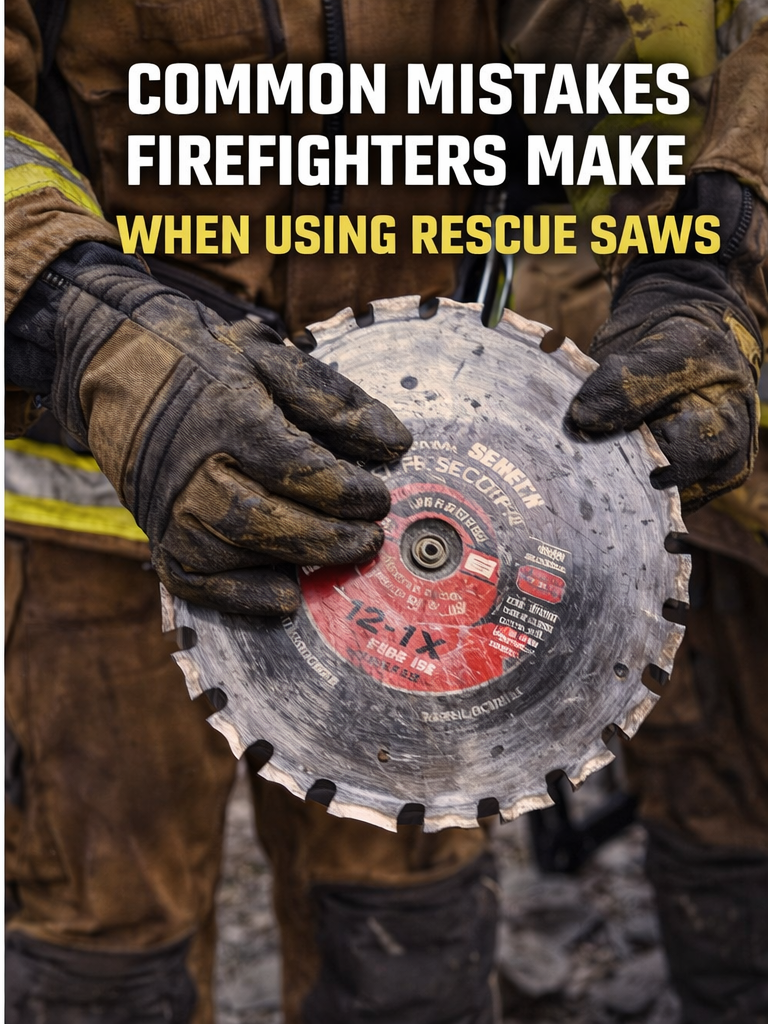 Common Mistakes Firefighters Make When Using Rescue Saws