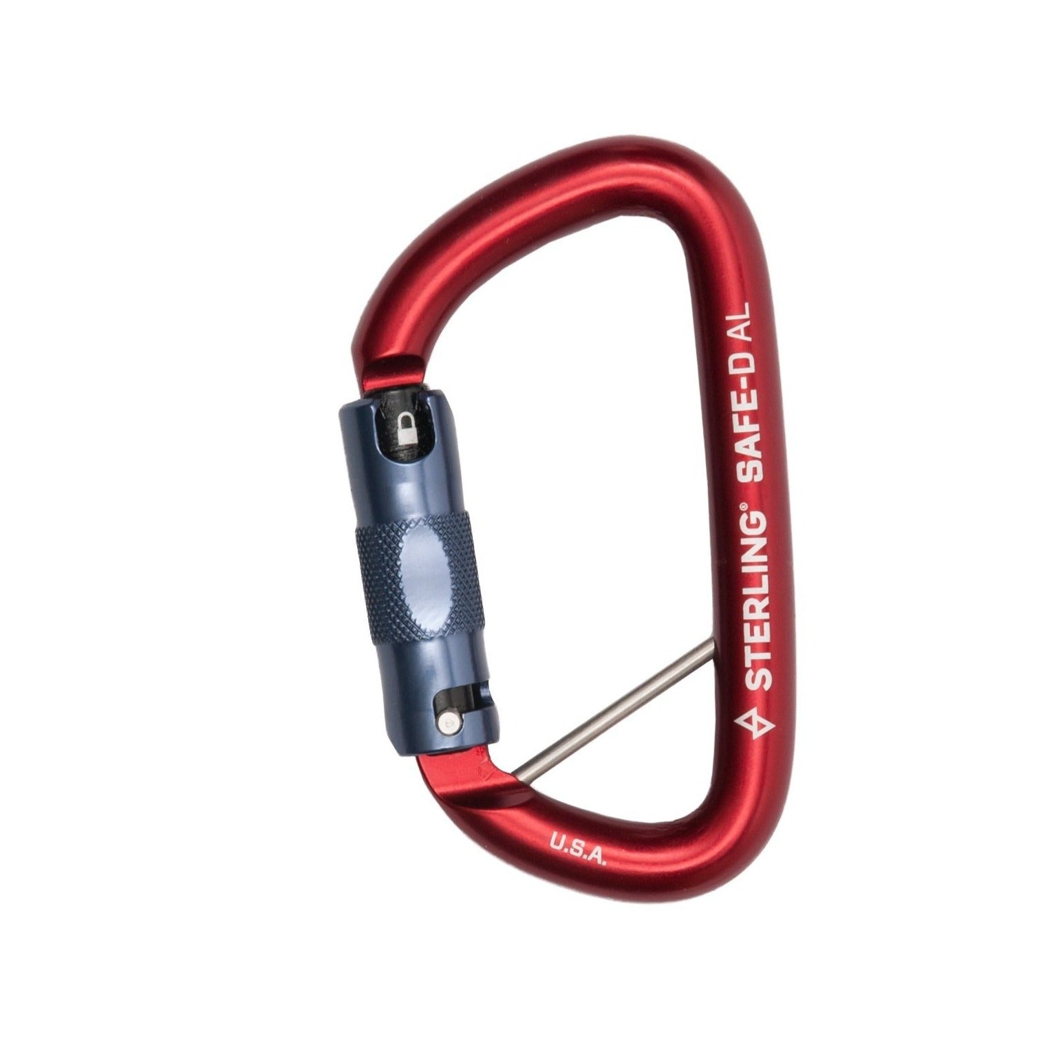 Sterling SafeD  Carabiner w/ Lanyard Pin